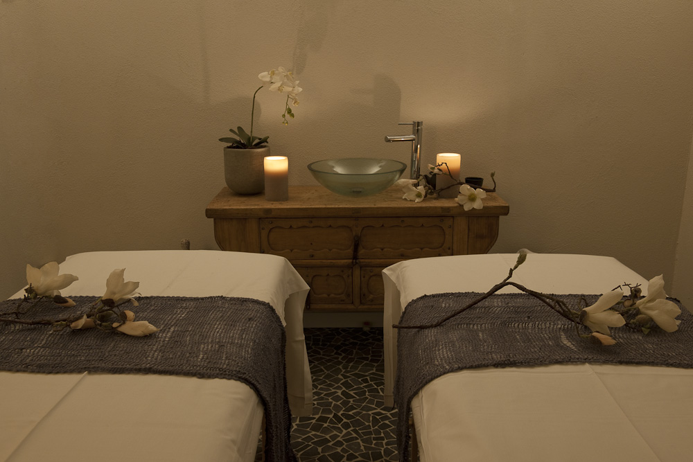 Sala massaggi dell'hotel Principe delle Nevi